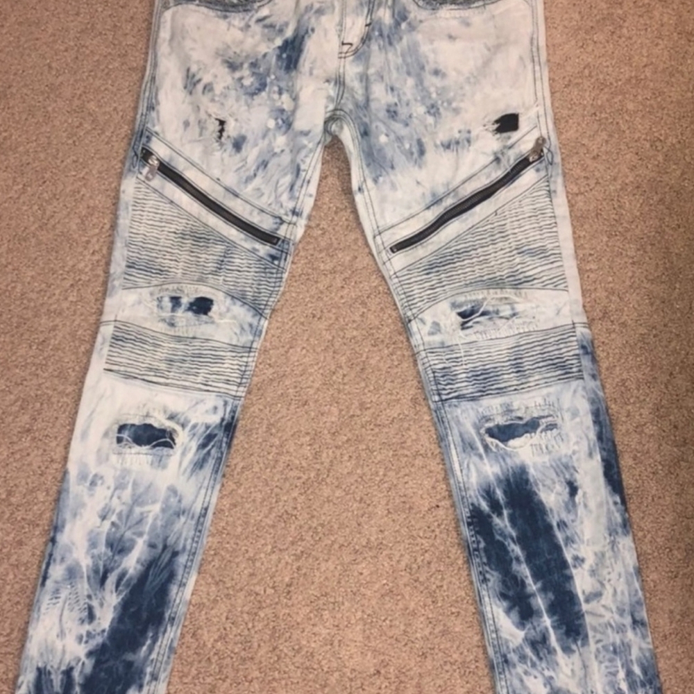Men's rock revival jeans